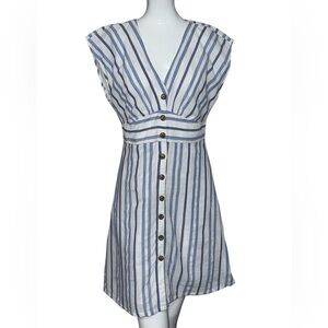 Loft Shimmer Stripe Dress